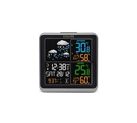 Explore Scientific WSH4008 ccM3000 Estación meteorológica controlada, barómetro con previsión del tiempo, sensor para temperatura interior, negro