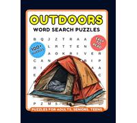 Explore The Great Outdoors Word Search Puzzles: Outdoor Puzzles With Easy To Read Print About Camping, Hiking, Hunting, Wildlife And More | 100+ Puzzles... Gift For Vacations, Holidays And Relaxation
