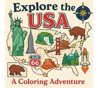 Explore the USA: Coloring Book