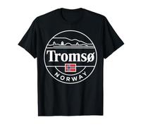 Explore Tromsø Noruega Aventura de Viaje Camiseta gráfica económica