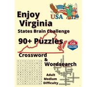Explore Virginia: Legends, Nature & Nostalgia:: 90+ Word Puzzles (Explore America: State Brain Challenge)