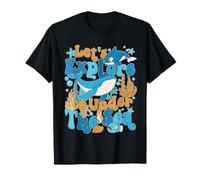 Exploremos Bajo el Mar Océanos Amante Día Mundial de los Océanos Camiseta