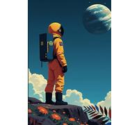 Explorer Beyond the Stars: Astronaut’s Adventure: "Lined Notebook for Space Enthusiasts & Dreamers - 120 Pages, 6x9 inch