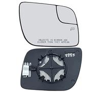 Explorer Passenger Side Mirror Glass Compatible with 2011-2017 Ford Explorer Right Power Heated Convex Mirror Glass BB5Z17K707A BB5Z17K707B with Blind Spot Mirror and Rear Holder