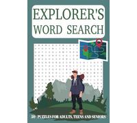 Explorer’s Word Search: A Travel-Themed Puzzle Journey Across Landmarks, Cultures & Adventures| 50+ Puzzles| 6X9 inches| 110 pages| Gifts for Holidays, Vacation and Free Times