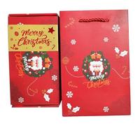Explosion Box Caja Rebotadora Plegable Sorpresa con Bolsa y 10 Rebotes para Cumpleaños Navidad - Explosión Navideña