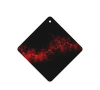 Explosion Burst - Ambientador de aire con estampado rojo y negro, 10 unidades, hojas aromáticas para coche, hoja de ambientador con cuerda para coche y hogar