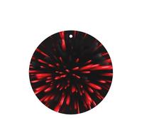 Explosion Burst - Juego de 10 tarjetas de ambientador con estampado en rojo y negro, para decoración de coche