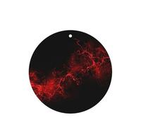 Explosion Burst - Juego de tarjetas de ambientador para coche, redondas, color rojo y negro, aroma a lavanda, 10/24 piezas