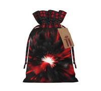 Explosion Burst Red Black 1 bolsa con cordón de 8.3 x 11.8 pulgadas, duradera y elegante, ideal para regalos personalizados de Halloween