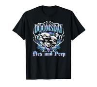 Explosión de Calaveras Doomsday Humor Prepper Camiseta