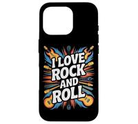Explosión de guitarra I Love Rock And Roll Carcasa para iPhone 16 Pro
