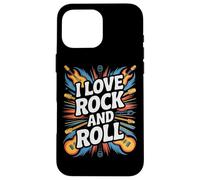 Explosión de guitarra I Love Rock And Roll Carcasa para iPhone 16 Pro Max