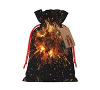 Explosion Firework 3D - Bolsa resistente con cordón de 4.7 x 6.9 pulgadas, bolsa de regalo moderna y práctica para necesidades diarias, 1 unidad