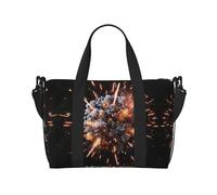 Explosion Firework - Bolsa de viaje versátil con impresión 3D, el compañero para viajes de negocios y personales, color negro, talla única, Black, Talla única