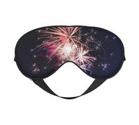 Explosion Firework - Máscara de dormir con bloqueo de luz perfecta para viajes, yoga, siesta, correa totalmente ajustable