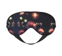 Explosion Firework - Máscara de dormir unisex con impresión 3D, máscara de ojos de doble cara, ideal para un sueño profundo y cuidado de la piel