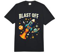 Explosión Nave Viaje Cósmico Espacio Cohete Aventura Galaxia Comfort Colors Adult Heavyweight T-Shirt