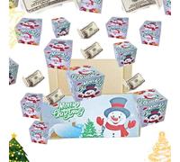Explosion Wrap-Pop Up Surprise Money Box Christmas, Christmas Money Explosion Box with Confetti Cash Luxury for Birthday Anniversary Valentine Proposal Surprise Your Loved Ones (Silver Gray,20 boxes)