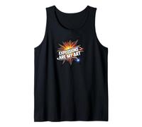 Explosions Are My Art Comic Book Boom Design Camiseta sin Mangas