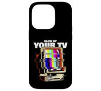 Explota tu televisor (declaración antipropaganda y gráfico de Tubo) Carcasa para iPhone 14 Pro