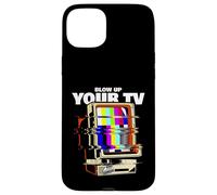 Explota tu televisor (declaración antipropaganda y gráfico de Tubo) Carcasa para iPhone 15 Plus