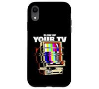 Explota tu televisor (declaración antipropaganda y gráfico de Tubo) Carcasa para iPhone XR