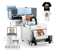 EXPLUX Impresora A3 Pro Max XP600 DTF, 2 veces más rápida que L1800/L805, pantalla táctil plegable de 5 pulgadas, sistema antiobstrucción, para camisetas, sombreros, bolsas y más, suministro de tinta
