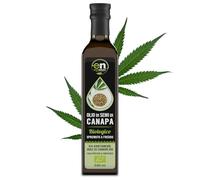 Exponatura Aceite de Semillas de Cáñamo Orgánico 500ml - Prensado en Frío y Rico en Omega 3 y 6 - Aceite Vegetal para Aliño y Cocina Saludable - Vegano y Sin Gluten