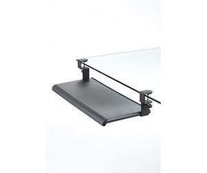 Exponent 51207 - Cajón para teclado con abrazadera de escritorio