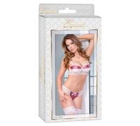Exposed Magic Silk Brasier & Split Entrepierna Braguita Grande