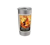 Exposición del Imperio Británico - Pasado y presente de Gran Bretaña 1924 Vaso térmico de acero inoxidable de doble pared