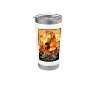 Exposición del Imperio Británico - Pasado y presente de Gran Bretaña 1924 Vaso térmico de acero inoxidable de doble pared