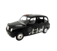 Exposición en Miniatura Kit De Modelo A Escala 1:43 Un Coche Carreras Británico Tipo Taxi Fabricado En Aleación Y Fundido A Presión Adornos Colección Colección de réplicas