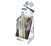 Expositor 20 bolígrafos Capsule Silver