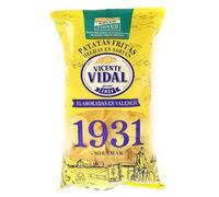 Expositor 8 Bolsas de Patatas | 8x150 g | Estilo Tradicional con Aceite de Girasol | Crujientes y Artesanas | Sabor Original y Auténtico | Apto para Vegetarianos y Sin Gluten