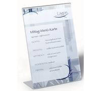 Expositor acrílico para presentaciones DURABLE, DIN A4, H x A x P 290 x 210 x 90 mm