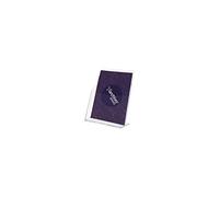 Expositor archivo 2000 premium portafolletos din a5 vertical cristal transparente 95x160x210mm