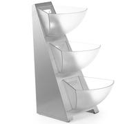 Expositor buffet para azucarero y crema de café, acero, 3 x 1 L - Hendi 428245