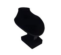 Expositor Collares Expositor de collares y colgantes de maniquí, organizador de cadenas y cuentas for retratos de cuello.(Black Velvet)