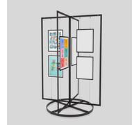 Expositor de Arte Independiente de 80 x 180 cm con Soporte para Carteles y Fotos, Ideal para galerías, Eventos y vitrinas publicitarias. Panel de exposición Duradero.