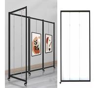 Expositor de Arte portátil para Marketing y Publicidad: Panel de 80 x 180 cm (31,5 x 70,8 Pulgadas) para exposiciones de caligrafía, Pintura y fotografía (1 Unidad)