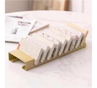 Expositor De Baldosas Cerámicas Countertop Marble Tile Sample Display Racks,Ceramic Storage Organizer Para Mesa Mostrador De Venta Al Por Menor De Oficina,Small Sample Shelf Con 9 Ranura Gold