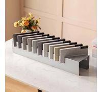 Expositor De Baldosas Cerámicas Countertop Marble Tile Sample Display Racks,Portable Ceramic Storage Organizer Para Shopping Malls/Trayectory, Small Sample Place Cabinet Door Plate Rack Silver