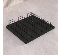 Expositor De Baldosas para Suelo, Expositor De Muestras De Cerámica, Estante De Exhibición Materiales De Construcción para Salas Exposiciones Y Exhibición De Tiendas(Black,50cm/19.7in)
