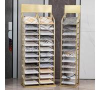 Expositor de baldosas para Suelo: Resistente y Estable, Ideal para Tiendas y Salas de exposiciones. Ideal para exhibir baldosas y Aumentar Las Ventas.