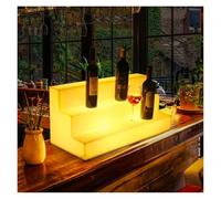 Expositor De Botellas De Licor Con Luz LED, Estante De Exhibición Para Botellas Con Barra De 3 Niveles, Estante Para Licor Iluminado Para El Hogar, Barra Comercial, Accesorios Para Fiestas