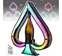 Expositor De Botellas De Licor Con Luz LED, Expositor VIP De Botellas De Champán Ace Of Spades, 8 Efectos De Iluminación, Estante Iluminado Recargable Para Botellas