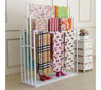 Expositor de bufandas con 5 varillas colgantes y estante, organizador multifuncional para almacenamiento de ropa