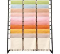 Expositor de Bufandas para Tienda de Ropa, 10 Niveles, Organizador de Almacenamiento de Cintas y Toallas de Metal, Perchero para Pantalones y Cinturones, Ahorro de Espacio, para Sala de manu~/